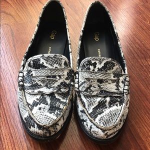 GAP Snakeskin Loafers